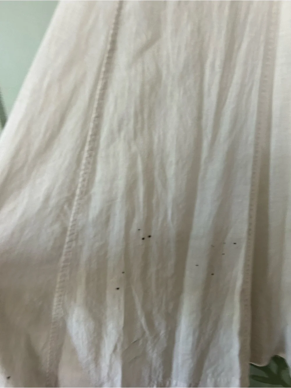 VTG Cream Slip Dress with Lace Trim - Picture 8 of 8